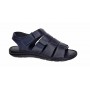 Sandale barbati casual din piele naturala bleumarin GKR47BL